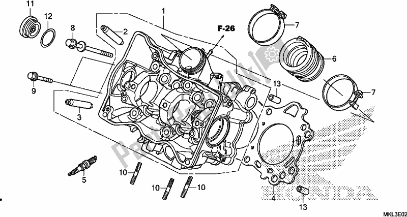 Todas las partes para Cabeza De Cilindro de Honda NC 750 XA 2020