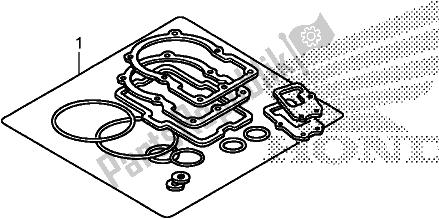 Tutte le parti per il Kit Guarnizioni A del Honda NC 750 XA 2020