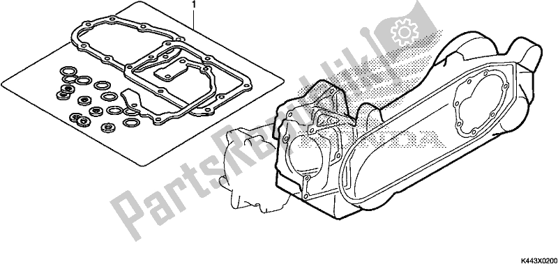 Toutes les pièces pour le Kit De Joint B du Honda NSC 110 CBF 2019