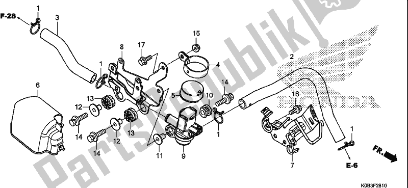 Todas as partes de Válvula Solenóide De Injeção De Ar do Honda NSS 300A 2018