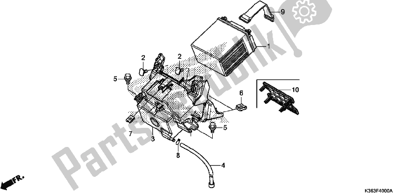 All parts for the Battery of the Honda PCX 150 2017