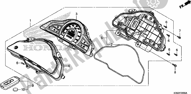 Wszystkie części do Metr Honda PCX 150 2017