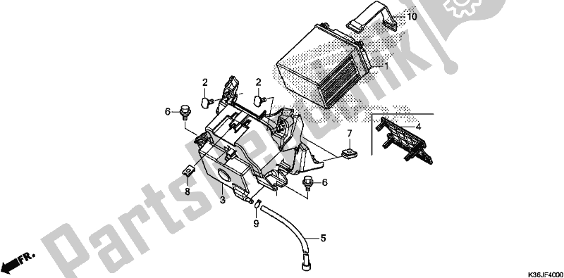 All parts for the Battery of the Honda PCX 150 2018