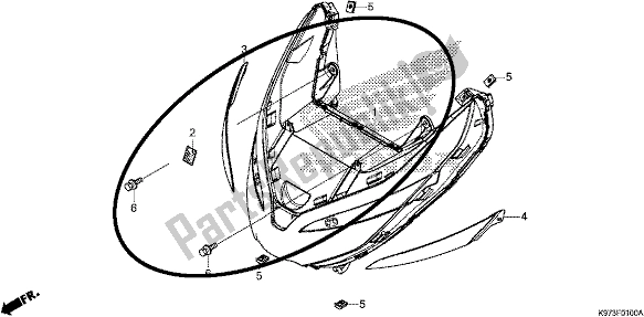 Toutes les pièces pour le Phare du Honda PCX 150A 2019