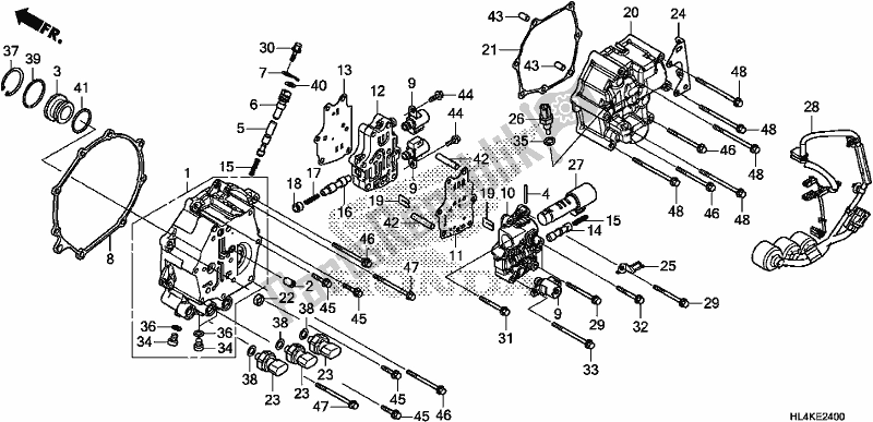 All parts for the Solenoid Valve of the Honda SXS 1000M3L Pioneer 1000 3 Seat 2019