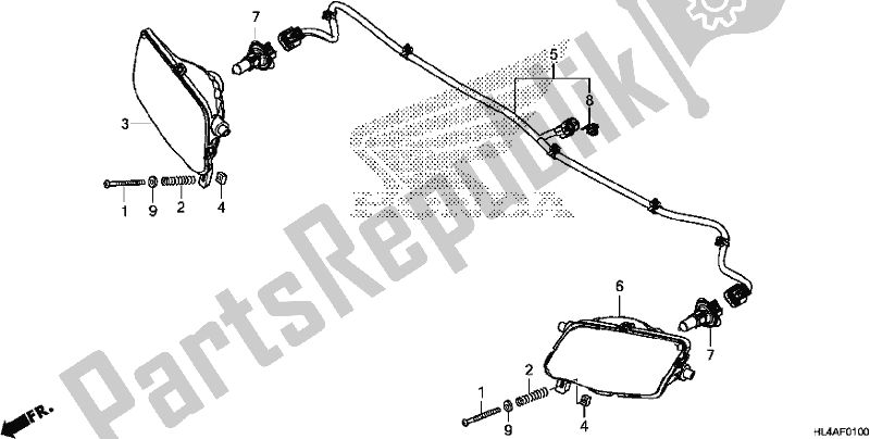 Toutes les pièces pour le Phare du Honda SXS 1000M3P Pioneer 1000 3 Seat 2017