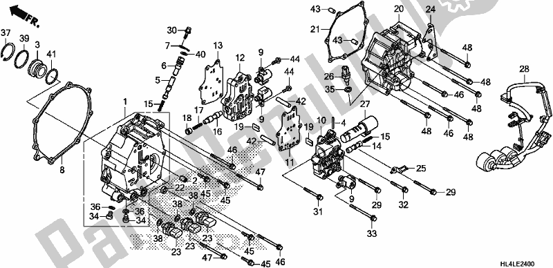 Wszystkie części do Zawór Elektromagnetyczny Honda SXS 1000M3P Pioneer 1000 3 Seat 2020