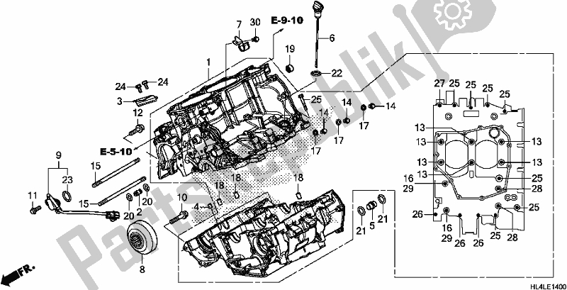 Wszystkie części do Korbowód Honda SXS 1000M5D Pioneer 1000 5 Seat 2020