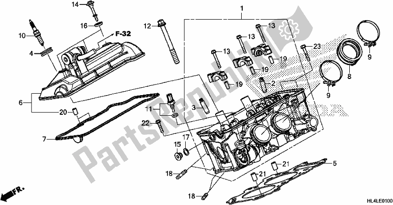 Tutte le parti per il Testata del Honda SXS 1000M5D Pioneer 1000 5 Seat 2020