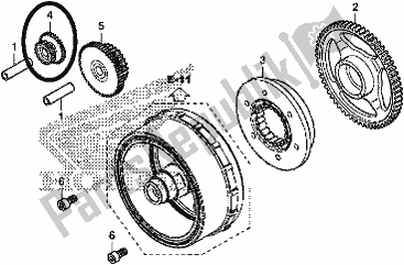 Tutte le parti per il Frizione Di Partenza del Honda SXS 1000M5D Pioneer 1000 5 Seat 2020