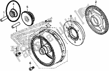 Alle onderdelen voor de Startkoppeling van de Honda SXS 1000M5L Pioneer 1000 5 Seat 2020