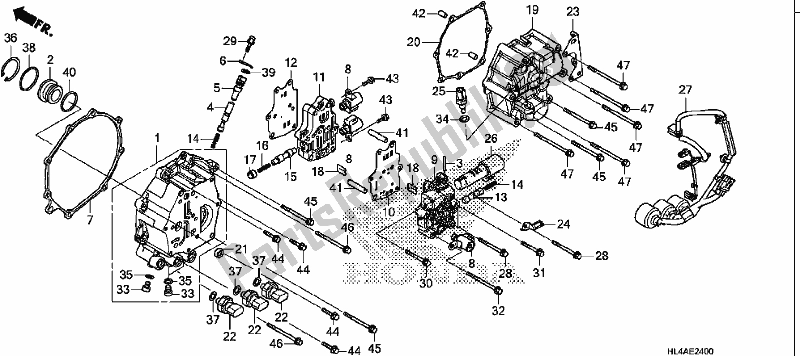 Toutes les pièces pour le électrovanne du Honda SXS 1000M5P Pioneer 1000 5 Seat 2017