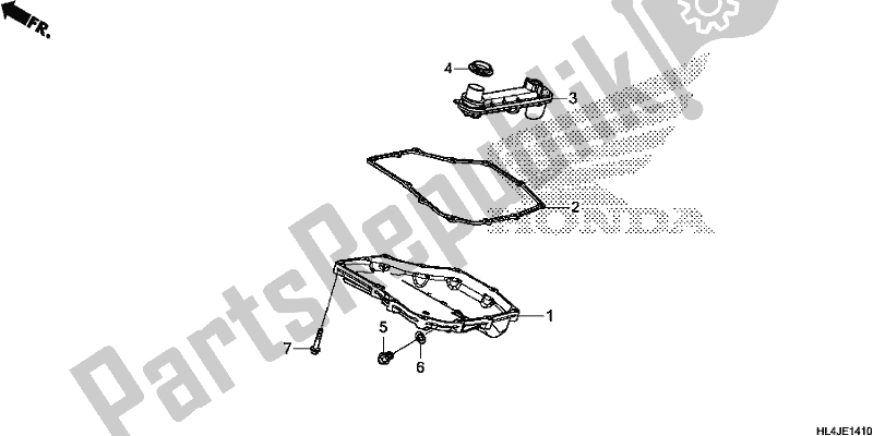 Toutes les pièces pour le Carter D'huile du Honda SXS 1000M5P Pioneer 1000 5 Seat 2018