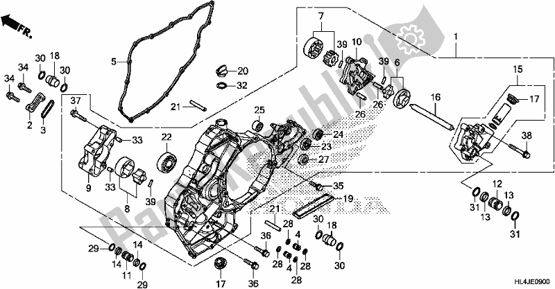 Alle onderdelen voor de Oliepomp van de Honda SXS 1000M5P Pioneer 1000 5 Seat 2018