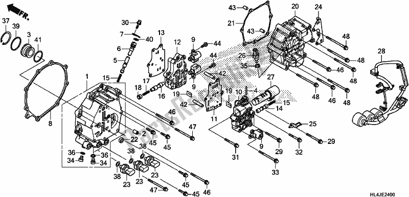 Alle onderdelen voor de Magneetventiel van de Honda SXS 1000M5P Pioneer 1000 5 Seat 2018