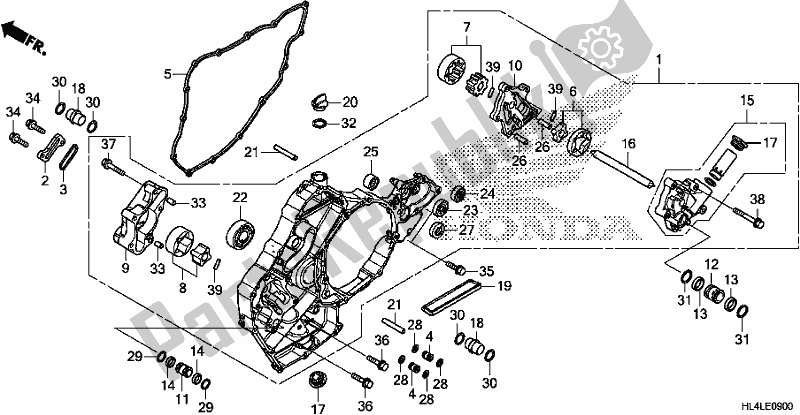 Todas las partes para Bomba De Aceite de Honda SXS 1000M5P Pioneer 1000 5 Seat 2020