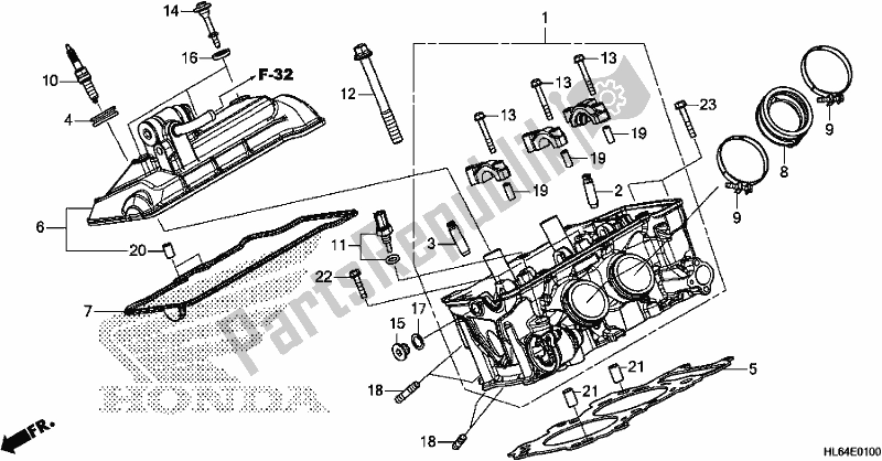 Toutes les pièces pour le Culasse du Honda SXS 1000S2R 2019