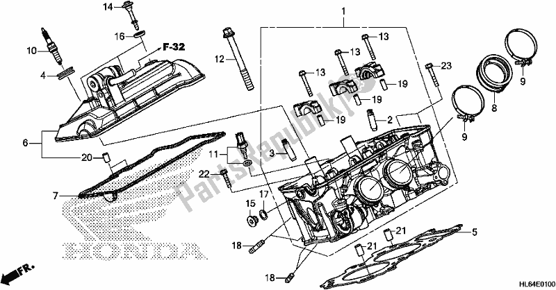 Toutes les pièces pour le Culasse du Honda SXS 1000S2R 2019