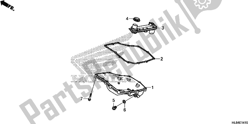 Toutes les pièces pour le Carter D'huile du Honda SXS 1000S2R 2019