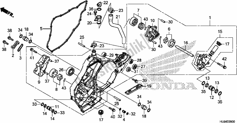 Todas las partes para Bomba De Aceite de Honda SXS 1000S2R 2019