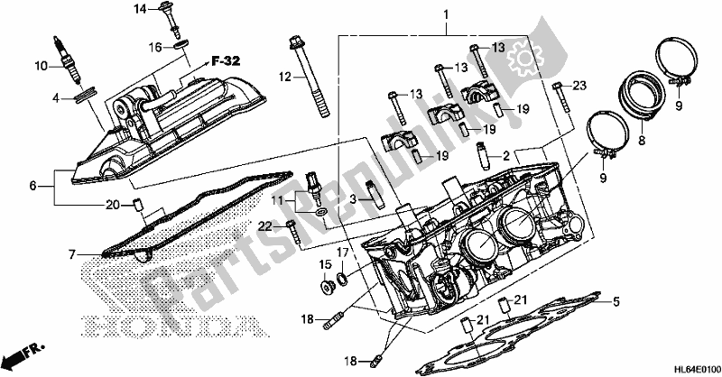 Toutes les pièces pour le Culasse du Honda SXS 1000S2R 2020