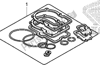 All parts for the Gasket Kit A of the Honda SXS 500M Pioneer 500 2018