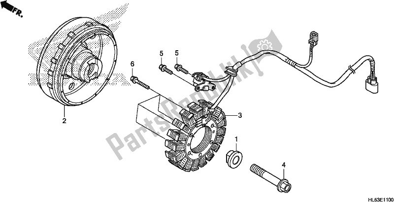 Todas las partes para Generador de Honda SXS 500M Pioneer 500 2020