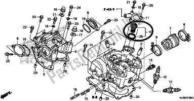 Toutes les pièces pour le Culasse du Honda SXS 700M2P 2017