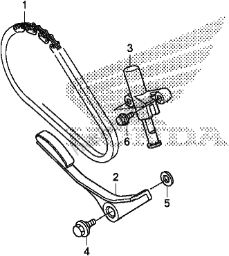 Tutte le parti per il Catena Della Camma / Tenditore del Honda TRX 250 TM1 2020