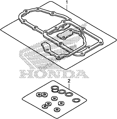 Toutes les pièces pour le Kit De Joint B du Honda TRX 250 TM1 2020