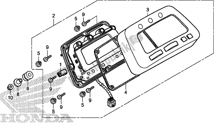 Tutte le parti per il Metro del Honda TRX 250 TM1 2020