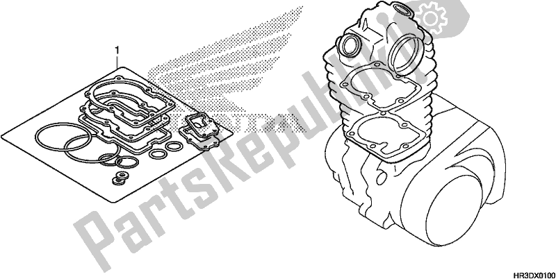 Todas las partes para Kit De Juntas A de Honda TRX 420 FA1 2020