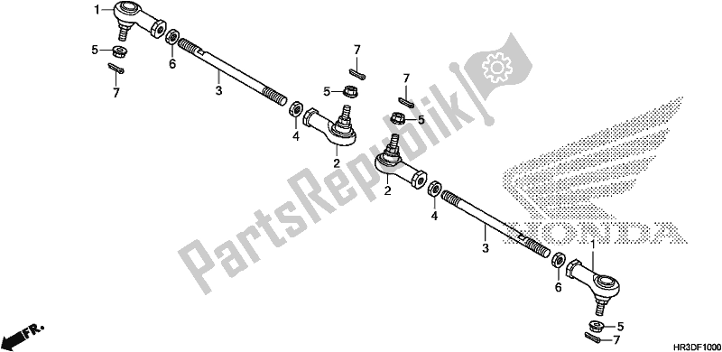 Todas las partes para Tirante de Honda TRX 420 FA1 2020