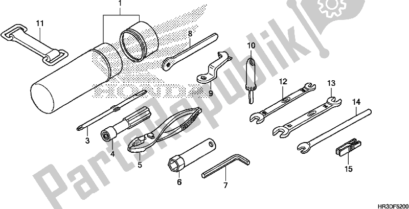 Todas las partes para Herramientas de Honda TRX 420 FA1 2020