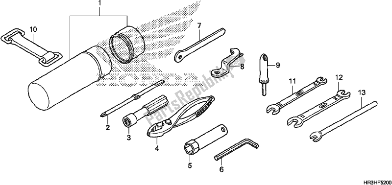 Toutes les pièces pour le Outils du Honda TRX 420 FA2 2017