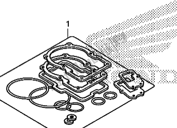 All parts for the Gasket Kit A of the Honda TRX 420 FA2 2019