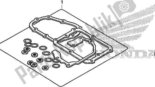 All parts for the Gasket Kit B of the Honda TRX 420 FA2 2019