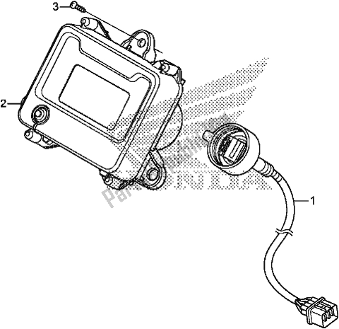 All parts for the Meter of the Honda TRX 420 FA2 2019