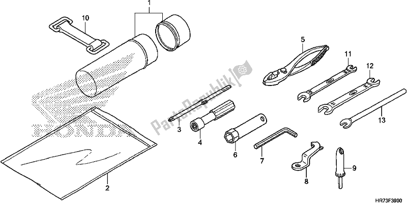 All parts for the Tool of the Honda TRX 420 FA6 2017