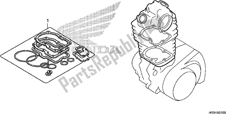 Todas las partes para Kit De Juntas A de Honda TRX 420 FM1 2017