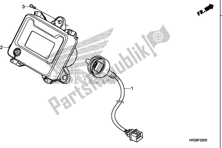 All parts for the Meter of the Honda TRX 420 FM1 2018