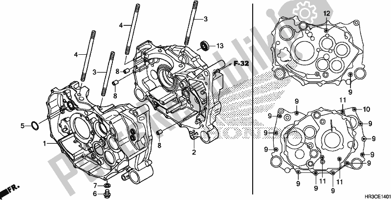 Wszystkie części do Korbowód Honda TRX 420 FM1 2019