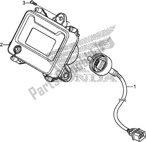 All parts for the Meter of the Honda TRX 420 FM1 2019