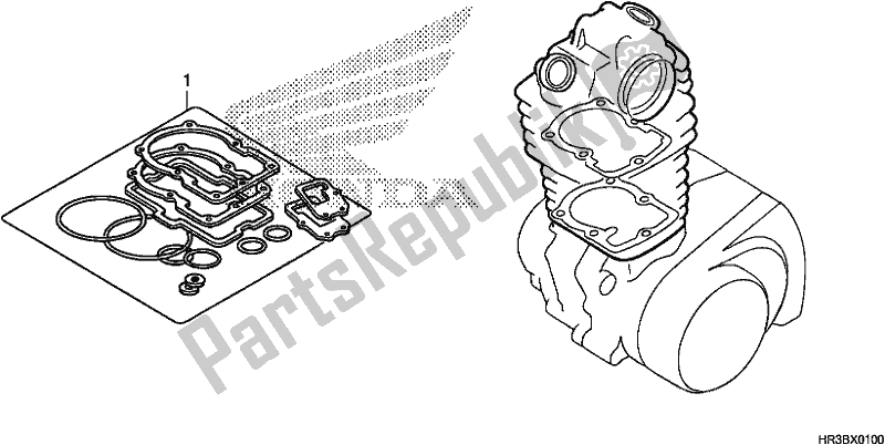 Toutes les pièces pour le Kit De Joint A du Honda TRX 420 FM2 2018