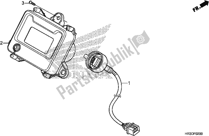 All parts for the Meter of the Honda TRX 420 FM2 2020