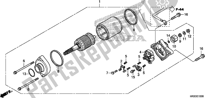 Todas las partes para Motor De Arranque de Honda TRX 420 TM1 2020