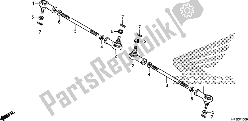 Todas las partes para Tirante de Honda TRX 420 TM1 2020