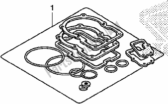 All parts for the Gasket Kit A of the Honda TRX 500 FA6 2017