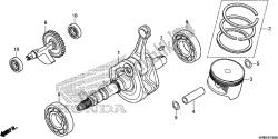 vilebrequin / piston