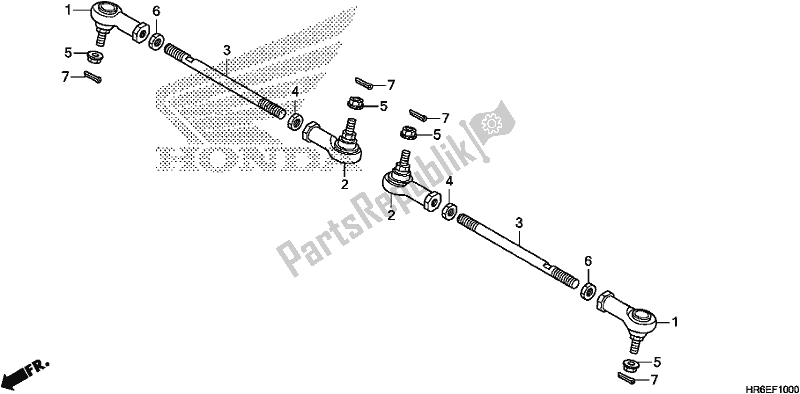 Todas las partes para Tirante de Honda TRX 500 FA7 2018